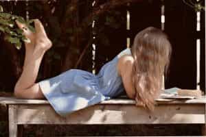 person-human-girl-long-hair-blond-letters-read